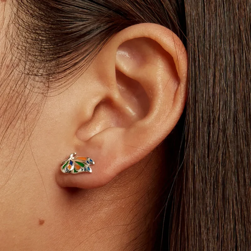 (bilde for) Pandora Style Brilliant Butterfly Stud øredobber - SCE1359 - Vis 6
