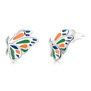 (bilde for) Pandora Style Brilliant Butterfly Stud øredobber - SCE1359