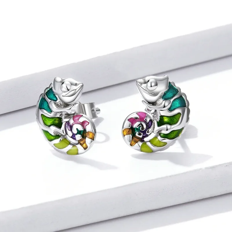 (bilde for) Pandora Style Chameleon Stud øredobber - BSE587 - Vis 2