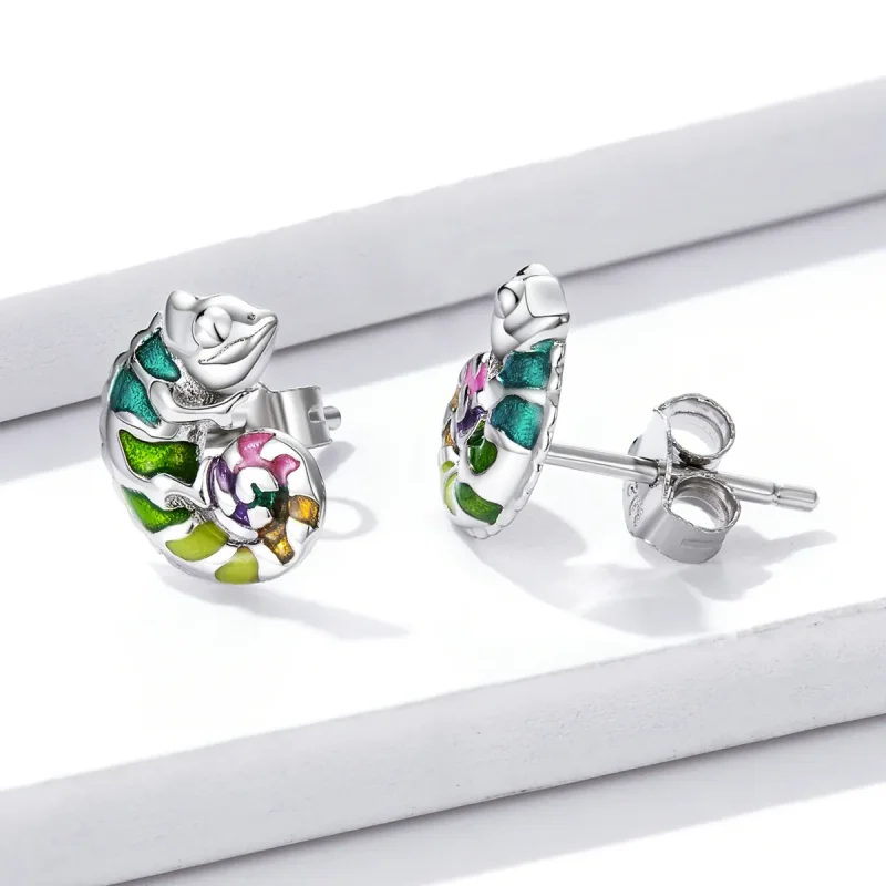 (bilde for) Pandora Style Chameleon Stud øredobber - BSE587 - Vis 3