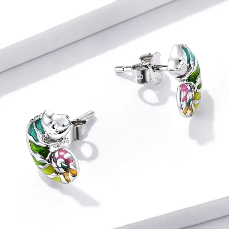 (bilde for) Pandora Style Chameleon Stud øredobber - BSE587 - Vis 4