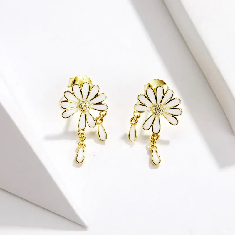 (bilde for) Pandora Style Daisy stud øredobber - BSE159 - Vis 3