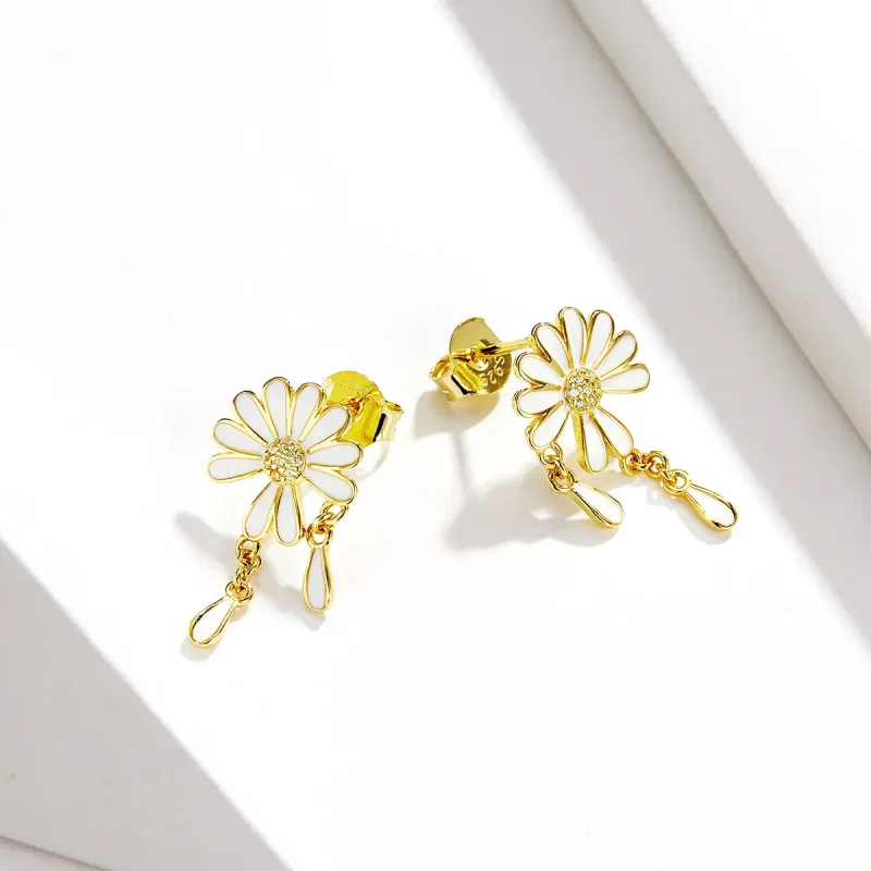 (bilde for) Pandora Style Daisy stud øredobber - BSE159 - Vis 4