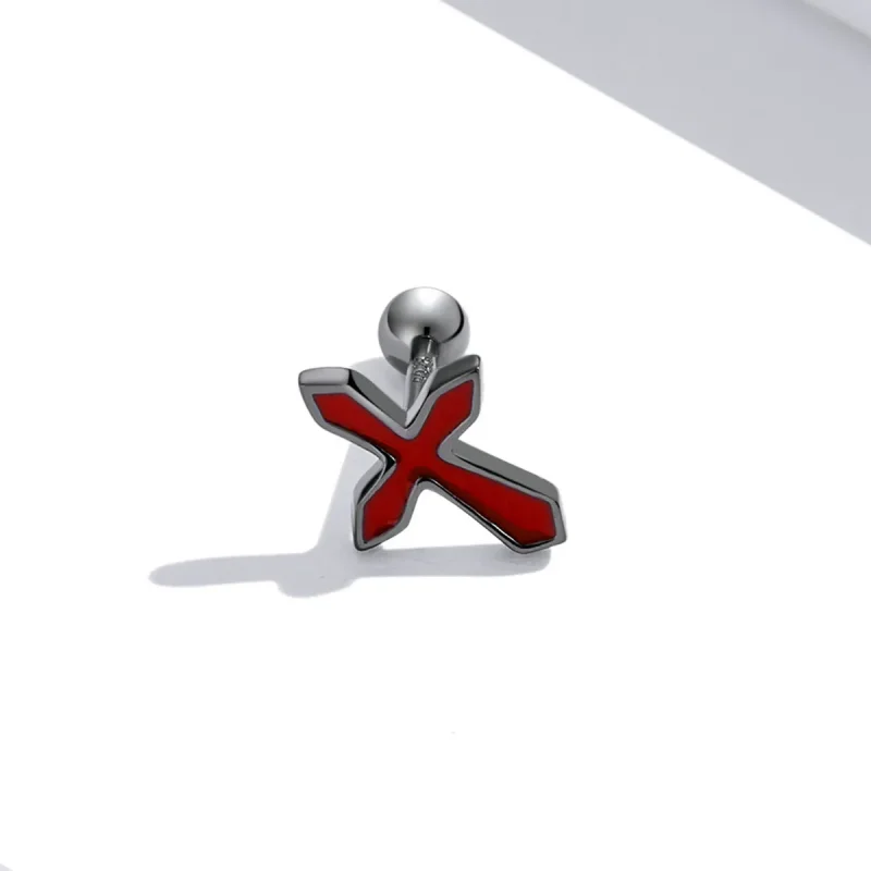 (bilde for) Pandora Style Dark Cross øredobber - SCE1327 - Vis 2