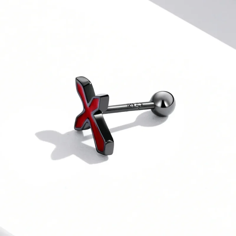 (bilde for) Pandora Style Dark Cross øredobber - SCE1327 - Vis 3