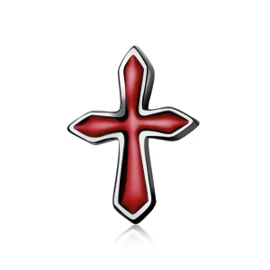 (bilde for) Pandora Style Dark Cross øredobber - SCE1327