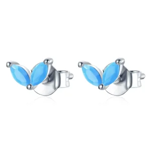 (bilde for) Pandora Style Delicate Butterfly Stud øredobber - SCE1240-BU