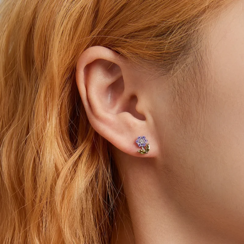 (bilde for) Pandora Style Delicate Flowers Stud øredobber - BSE592-VT - Vis 5