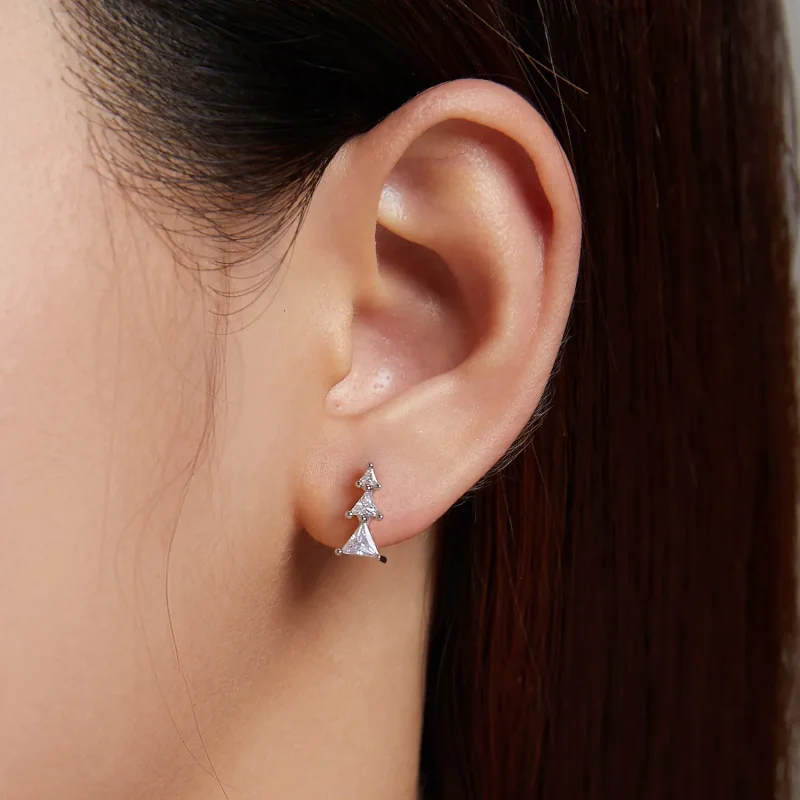 (bilde for) Pandora Style Delikate juletre øredobber - SCE1268-A - Vis 3