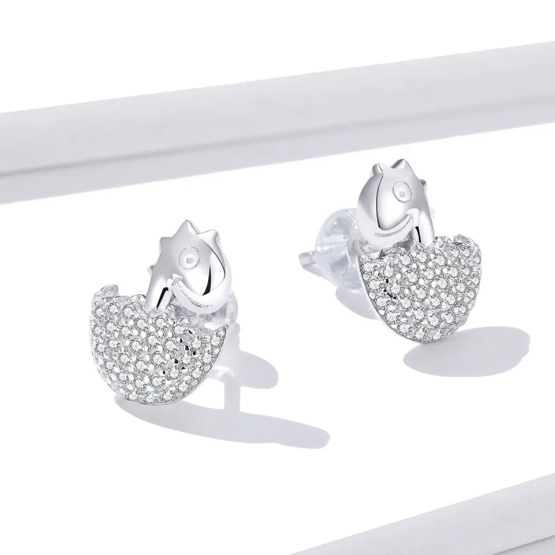 (bilde for) Pandora Style Dinosaur Baby Stud øredobber - BSE354 - Vis 3