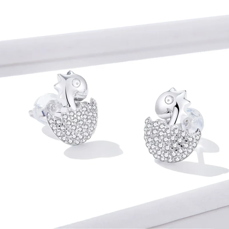 (bilde for) Pandora Style Dinosaur Baby Stud øredobber - BSE354 - Vis 4