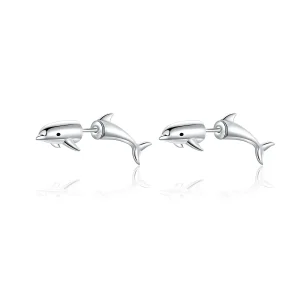 (bilde for) Pandora Style Dolphin Stud øredobber - BSE184