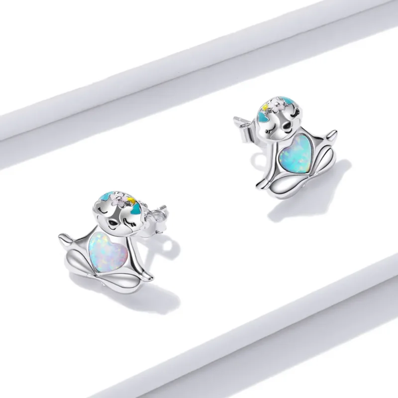 (bilde for) Pandora Style dovendyr øredobber - BSE483 - Vis 4