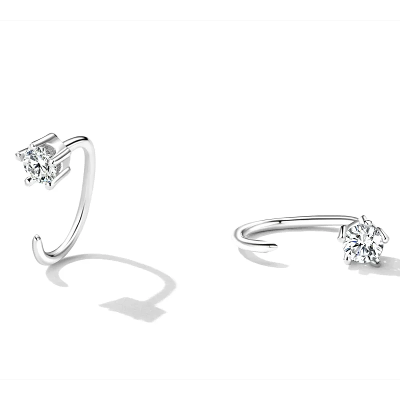 (bilde for) Pandora Style Enkle og skinnende øredobber - SCE1422 - Vis 2