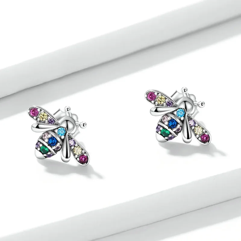 (bilde for) Pandora Style Fargerike Bee Stud øredobber - BSE559 - Vis 2