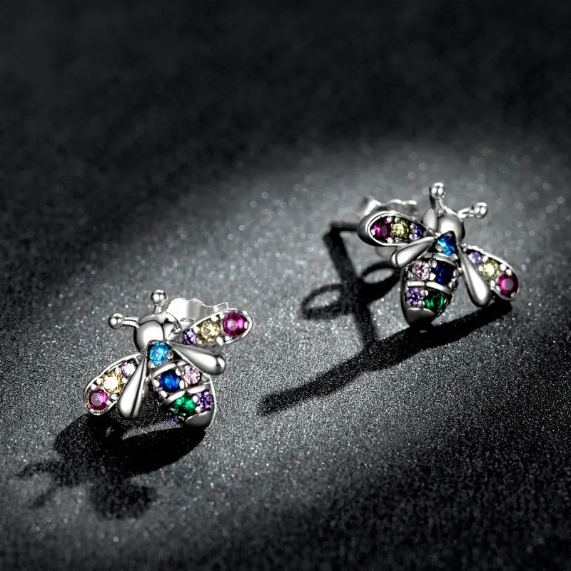 (bilde for) Pandora Style Fargerike Bee Stud øredobber - BSE559 - Vis 5