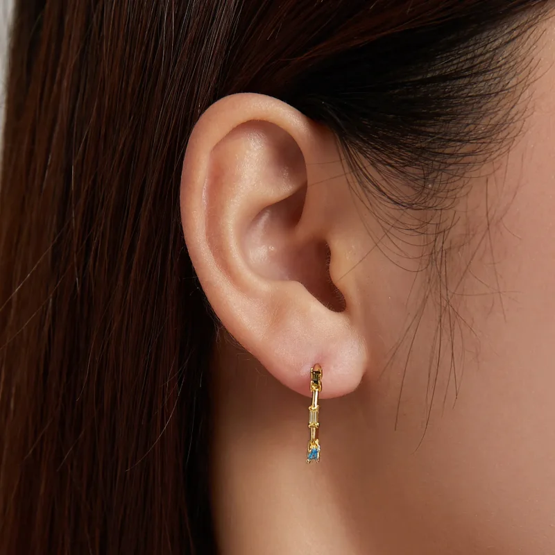 (bilde for) Pandora Style fargerike sirkon øredobber - SCE1211 - Vis 4