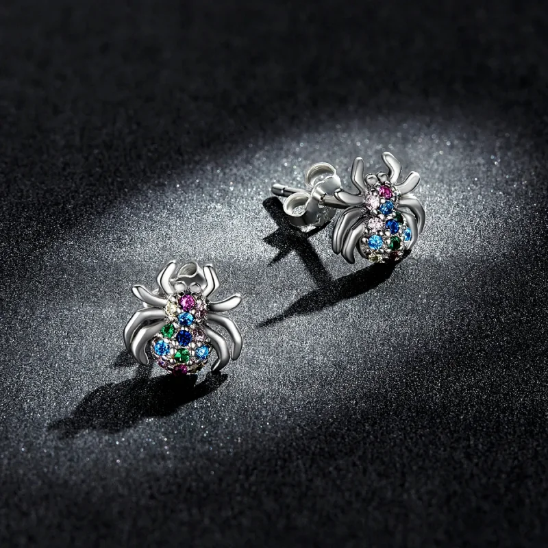 (bilde for) Pandora Style Fargerike Spider Stud øredobber - BSE561 - Vis 5