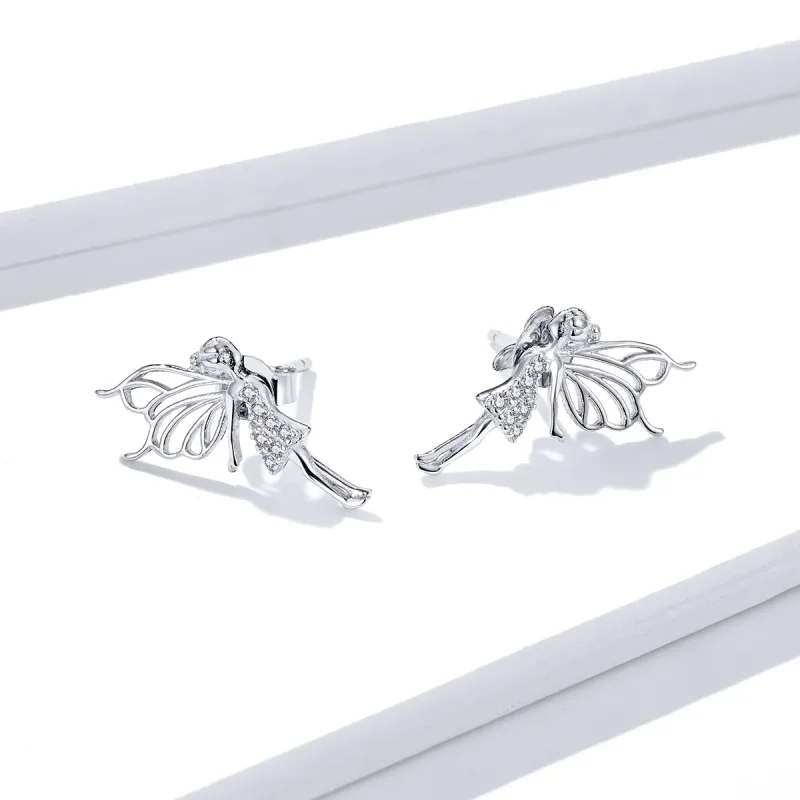 (bilde for) Pandora Style Flower Alf Stud øredobber - BSE338 - Vis 2