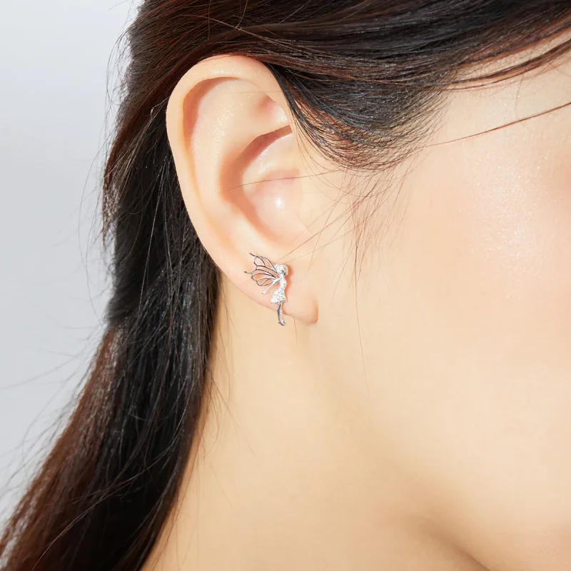 (bilde for) Pandora Style Flower Alf Stud øredobber - BSE338 - Vis 7