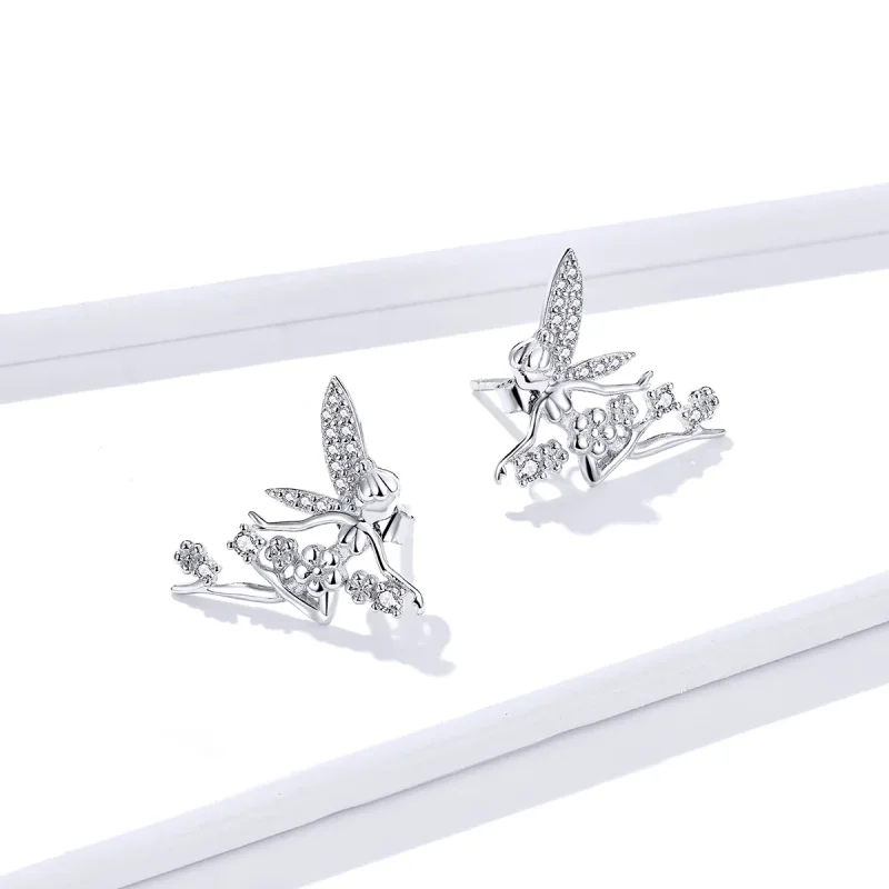 (bilde for) Pandora Style Flower Alf Stud øredobber - BSE341 - Vis 4