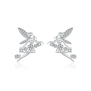 (bilde for) Pandora Style Flower Alf Stud øredobber - BSE341