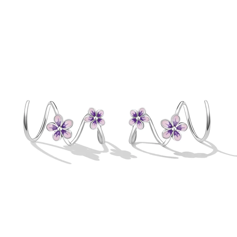 (bilde for) Pandora Style Flowers Stud øredobber - SCE1462 - Vis 2