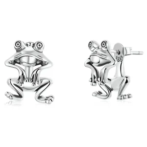 (bilde for) Pandora Style Funny Frog Stud øredobber - SCE1324