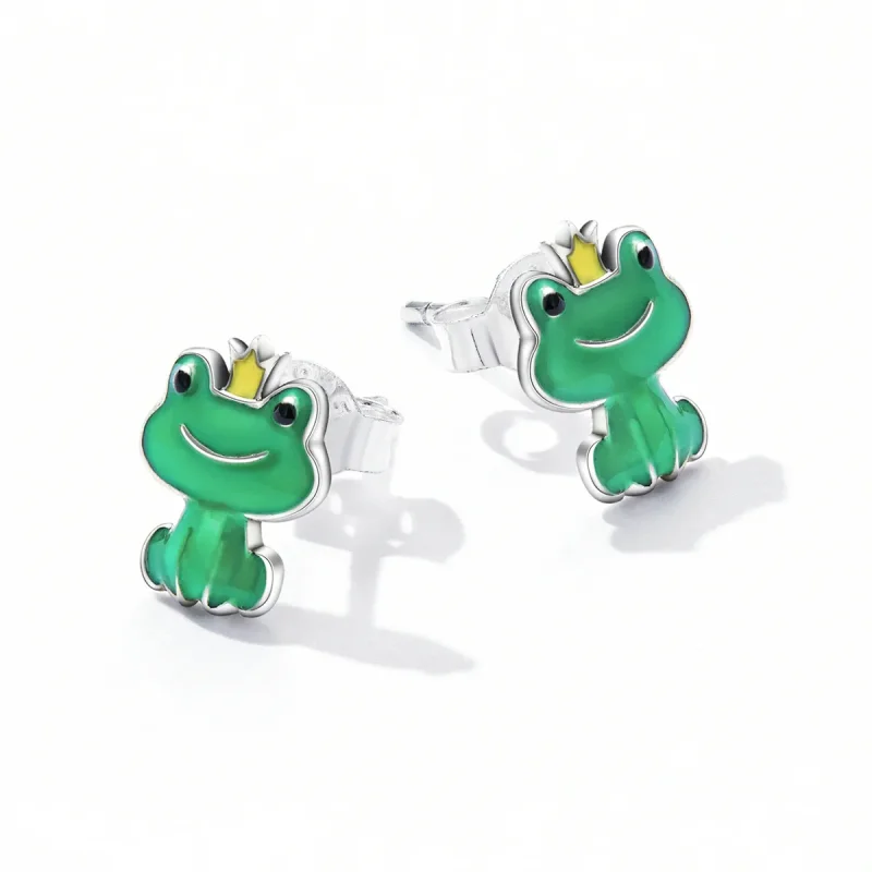 (bilde for) Pandora Style Funny Little Frog Stud øredobber - SCE1380 - Vis 3