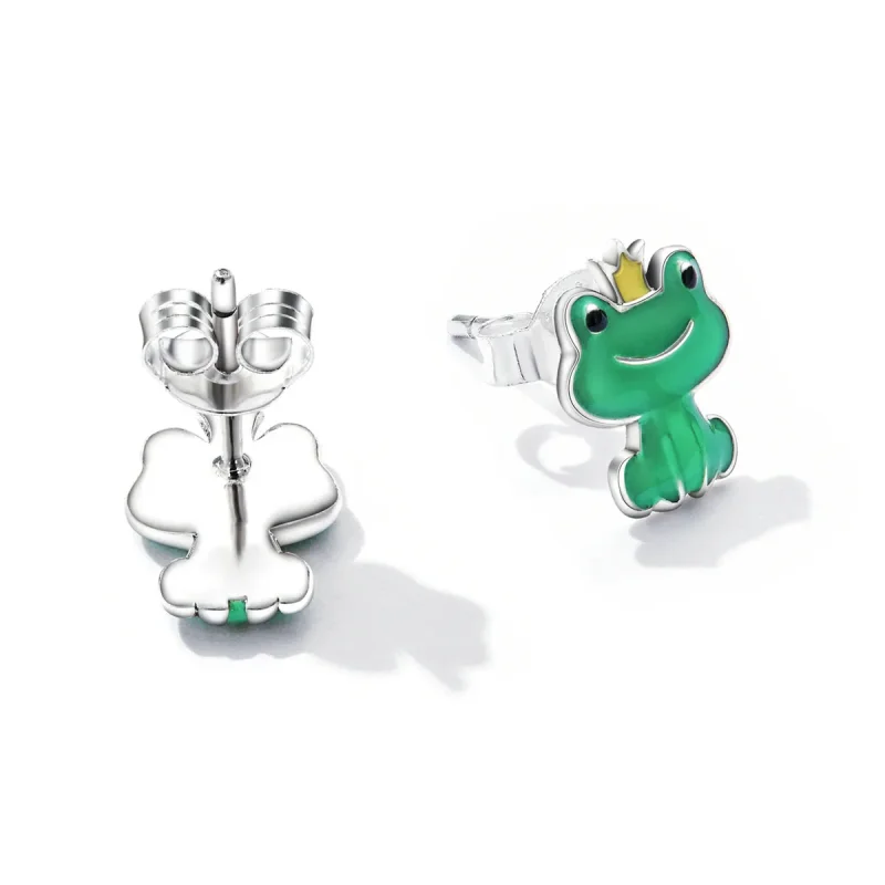 (bilde for) Pandora Style Funny Little Frog Stud øredobber - SCE1380 - Vis 4