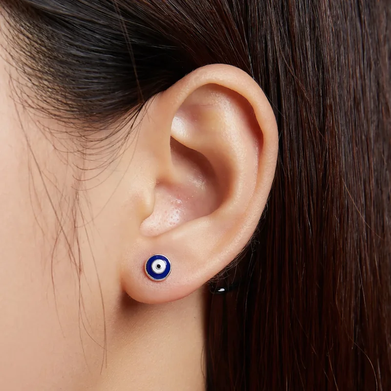 (bilde for) Pandora Style Guardian Eye Stud øredobber - SCE1207-BU - Vis 3