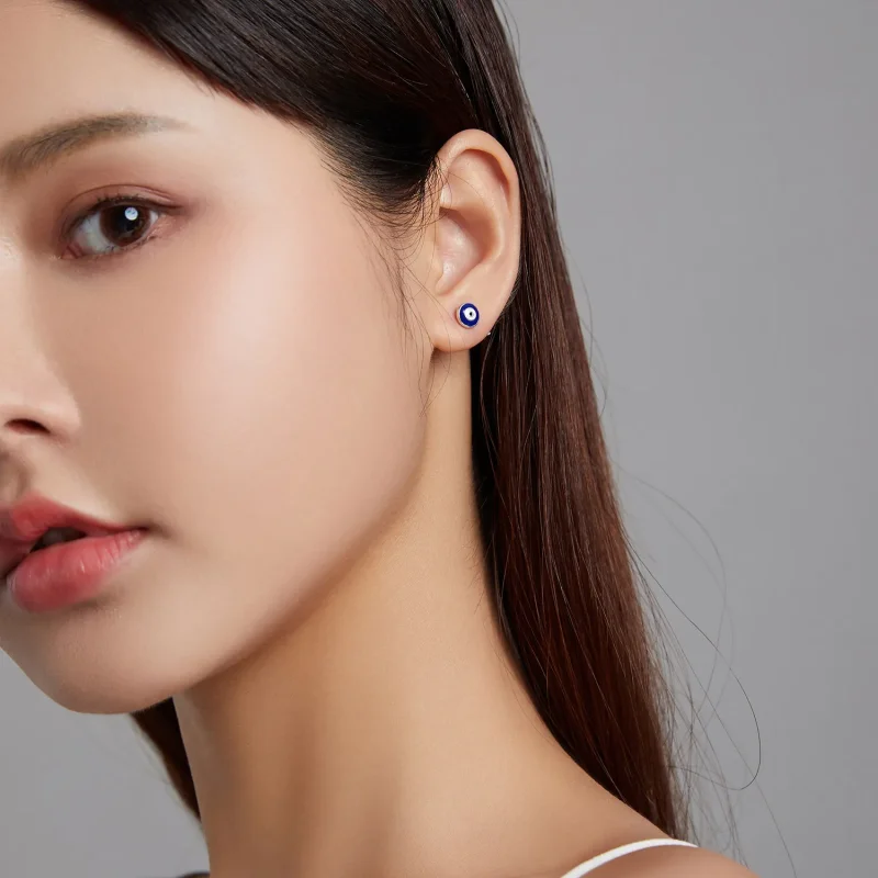 (bilde for) Pandora Style Guardian Eye Stud øredobber - SCE1207-BU - Vis 4