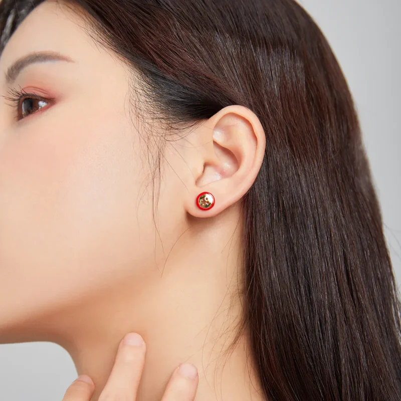 (bilde for) Pandora Style knappe øredobber - SCE1060 - Vis 4