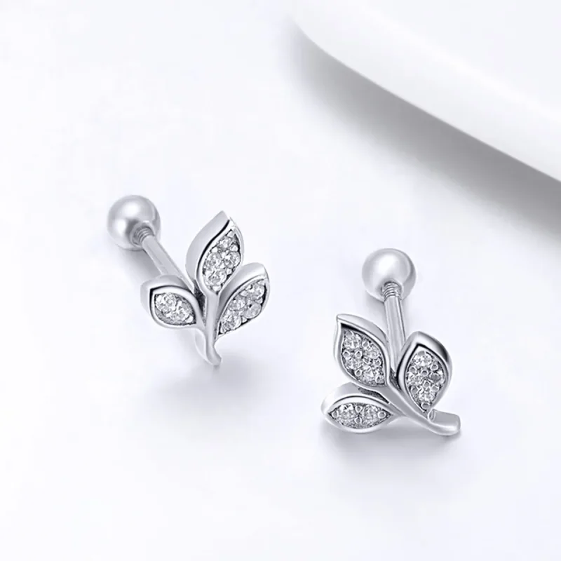 (bilde for) Pandora Style Listening to The Leaves Stud øredobber - SCE431 - Vis 2