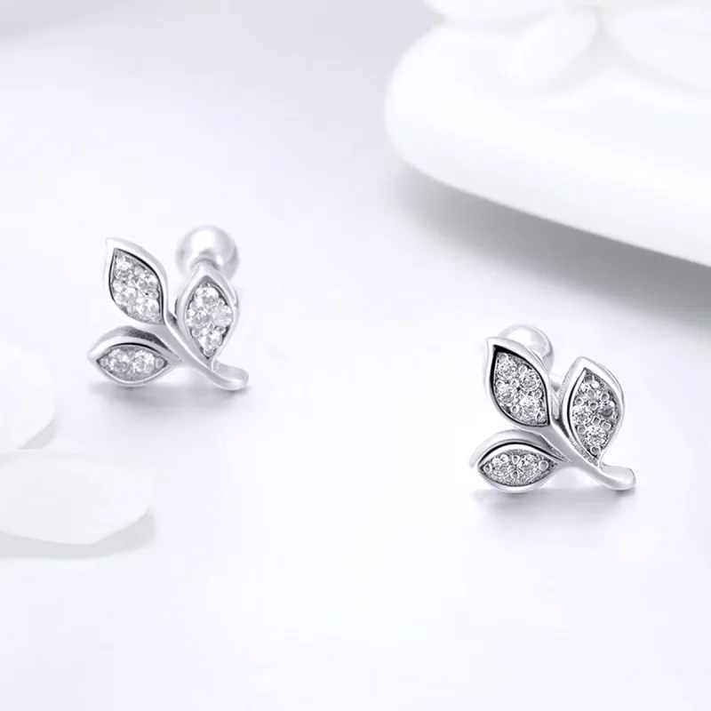 (bilde for) Pandora Style Listening to The Leaves Stud øredobber - SCE431 - Vis 3