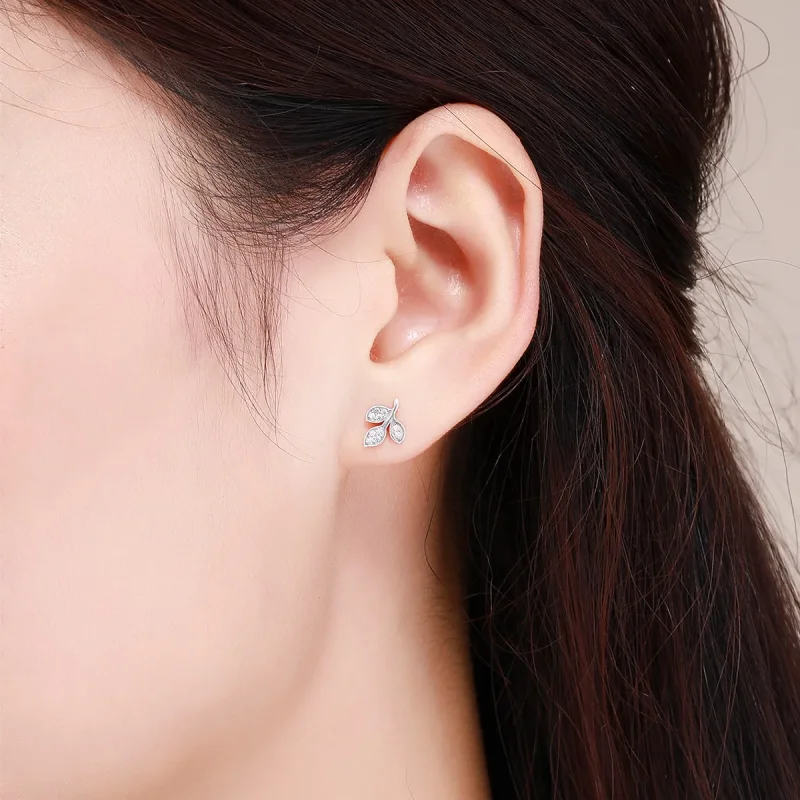 (bilde for) Pandora Style Listening to The Leaves Stud øredobber - SCE431 - Vis 5