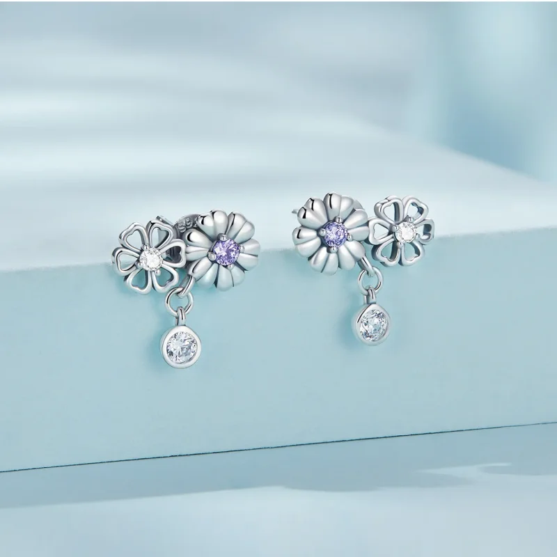 (bilde for) Pandora Style Little Daisy Stud øredobber - SCE1514 - Vis 2