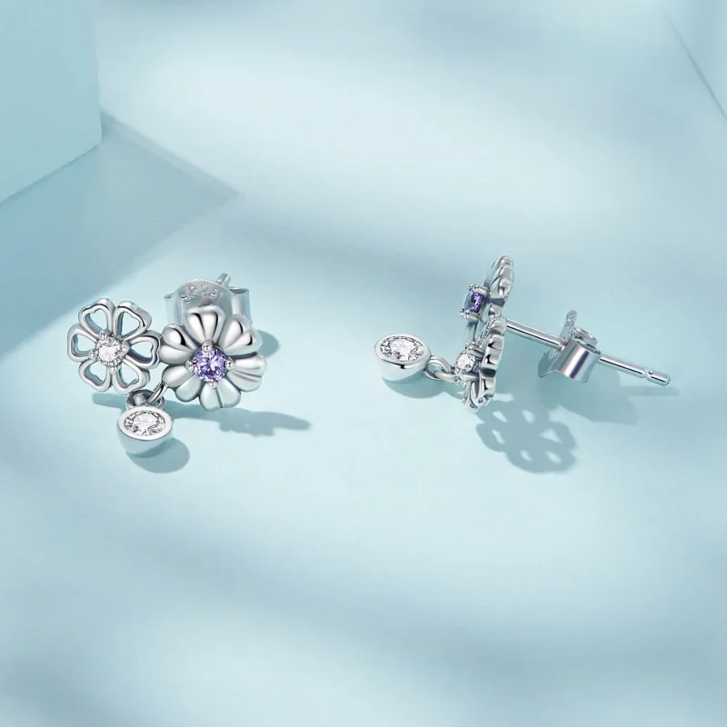 (bilde for) Pandora Style Little Daisy Stud øredobber - SCE1514 - Vis 3