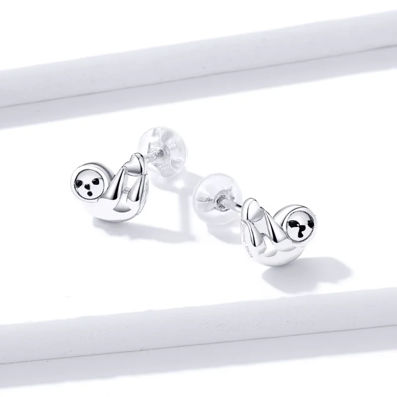 (bilde for) Pandora Style Little Sloth Stud øredobber - BSE303 - Vis 2