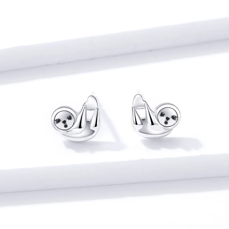 (bilde for) Pandora Style Little Sloth Stud øredobber - BSE303 - Vis 3