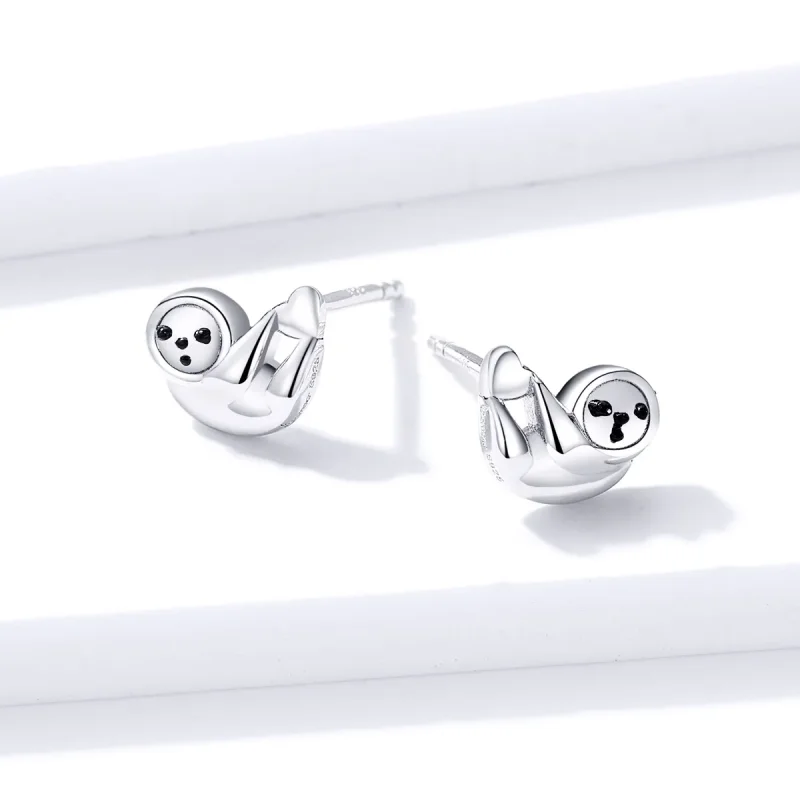 (bilde for) Pandora Style Little Sloth Stud øredobber - BSE303 - Vis 4