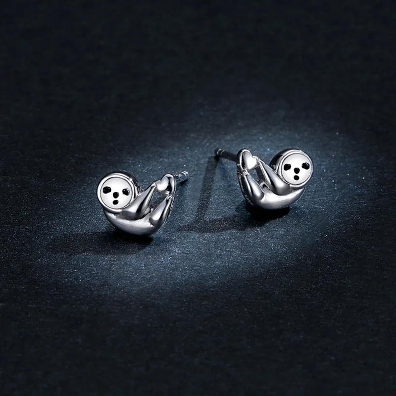 (bilde for) Pandora Style Little Sloth Stud øredobber - BSE303 - Vis 5