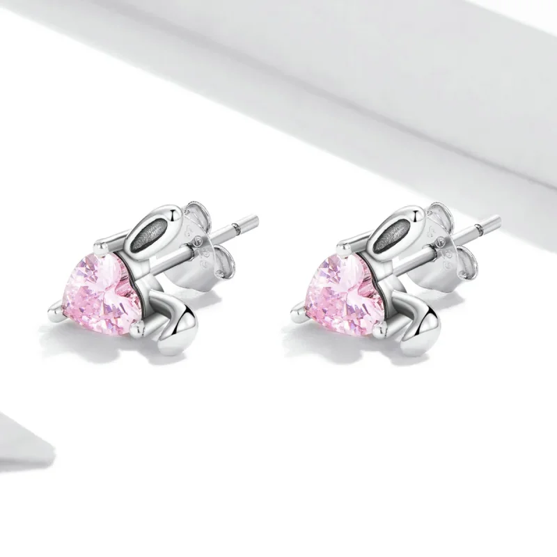 (bilde for) Pandora Style Love Rabbit Ears Stud øredobber - SCE1365 - Vis 2