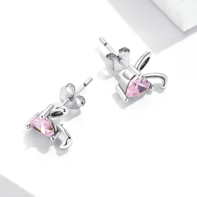 (bilde for) Pandora Style Love Rabbit Ears Stud øredobber - SCE1365 - Vis 4