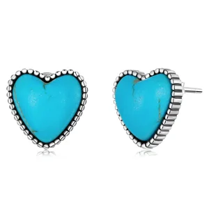 (bilde for) Pandora Style Love Turkise øredobber - BSE591