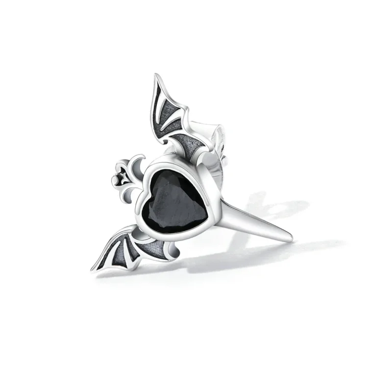 (bilde for) Pandora Style Love Wings øredobber - SCE1179-BK - Vis 2