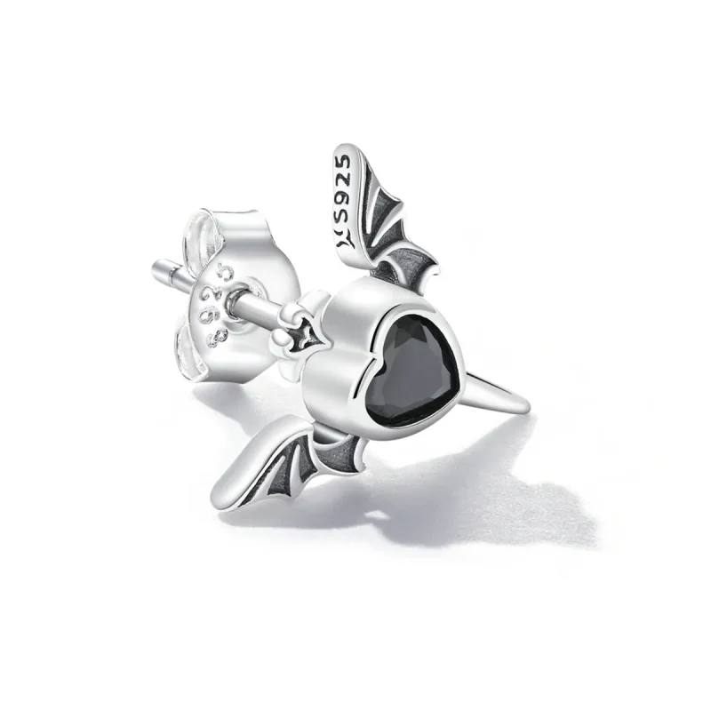 (bilde for) Pandora Style Love Wings øredobber - SCE1179-BK - Vis 3