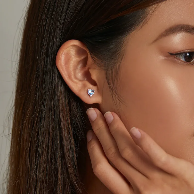 (bilde for) Pandora Style Melting Love Stud øredobber - SCE1306 - Vis 7