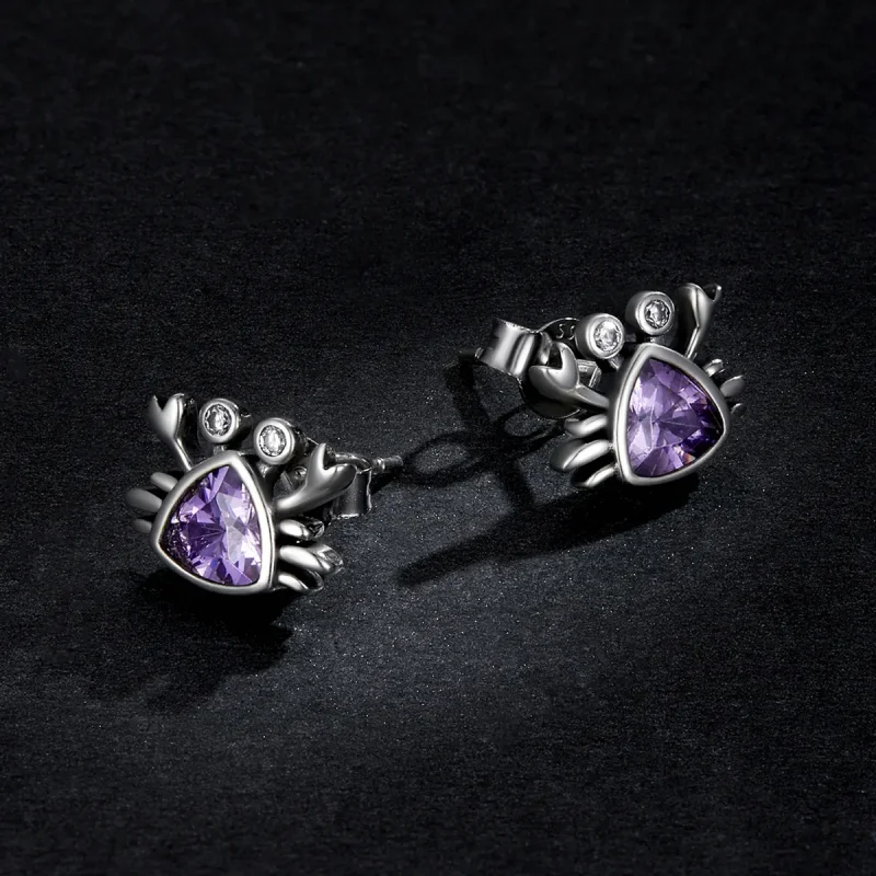 (bilde for) Pandora Style Mini Crab Stud øredobber - BSE572 - Vis 5