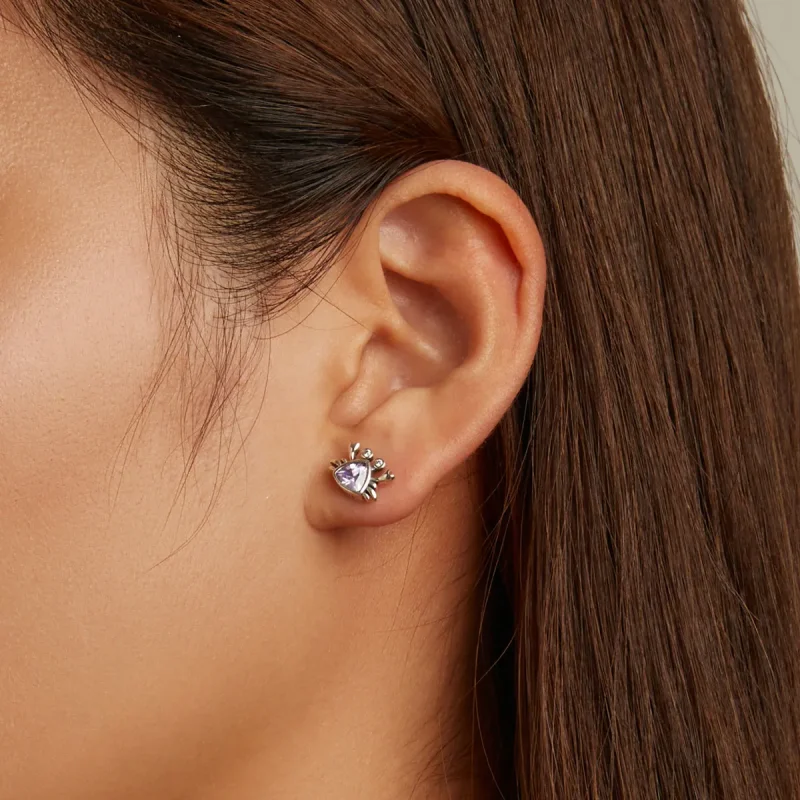 (bilde for) Pandora Style Mini Crab Stud øredobber - BSE572 - Vis 8